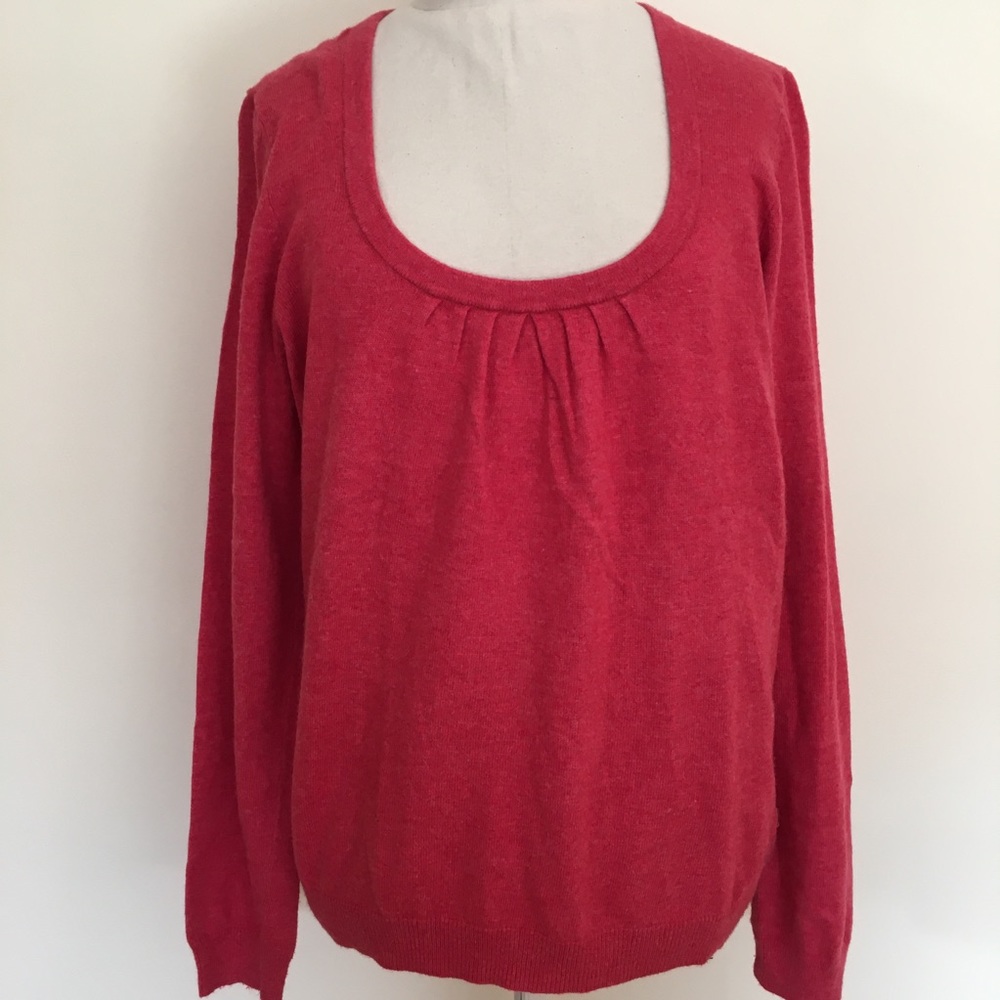 Boden Coral Scoop neck sweater